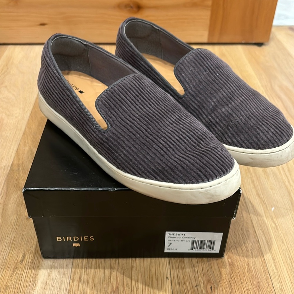 Birdies corduroy loafers size 7